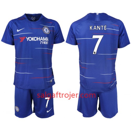 Chelsea Fodboldtrøjer KANTE 7 Børn Hjemmebanesæt 2018/19 Kort ærmer Chelsea Fodboldtrøjer KANTE 7 Børn Hjemmebanesæt 2018/19 Kort ærmer